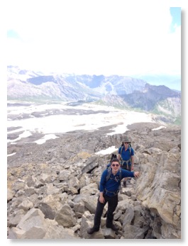 Tom Wyllie on Glacier